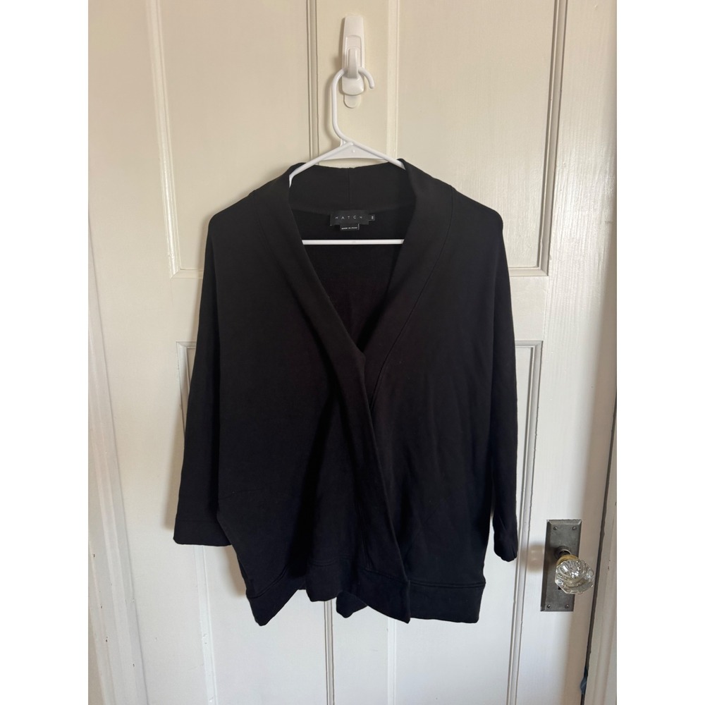 Hatch Maternity black cardigan coat